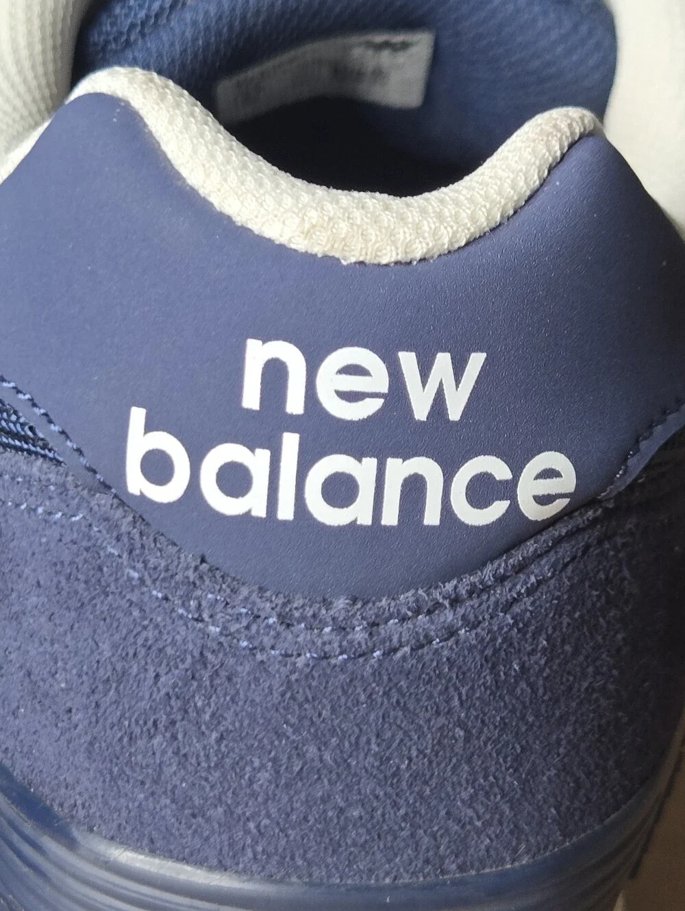 New Balance Mens Navy Blue Classics 515 VR Suede Sneakers Size 10